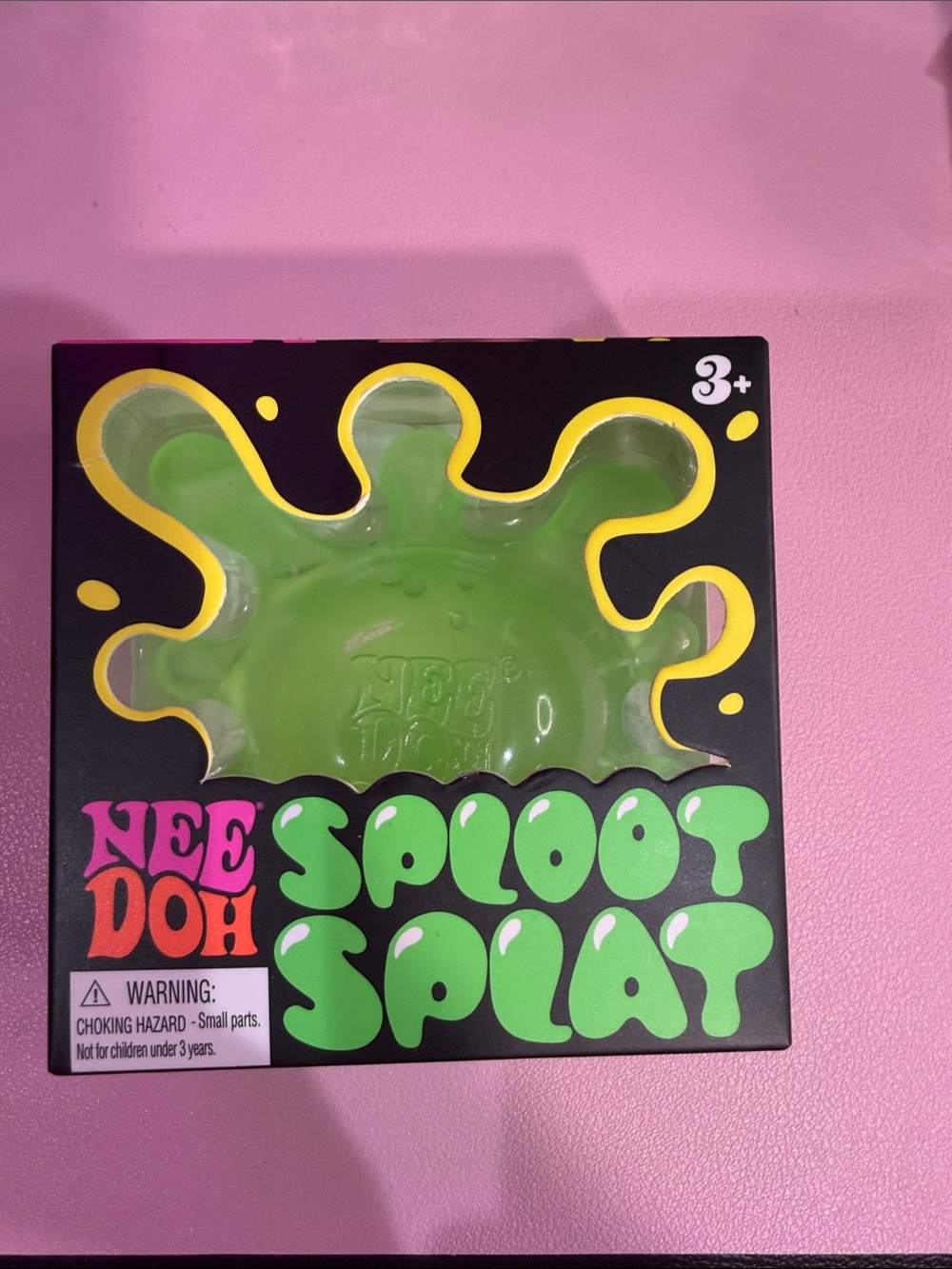 NeeDoh Splooot Splat Green Squishy